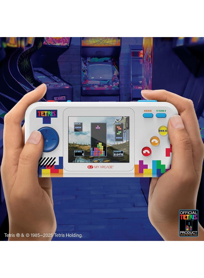 My Arcade Tetris Pocket Player Bundle: Officially Licensed, Portable Gaming Console, Puzzle Games,Travel Case and Screen Protector Included - Image 3